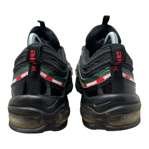 NIKE AIR MAX 97 OG UNDFTD Black Red Green Men's Size 9.5 AJ1986 001 Undefeated - Picture 6 of 16